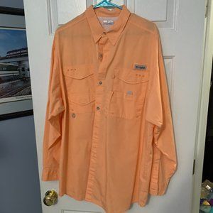 Columbia Bonehead Long Sleeve XL in Orange